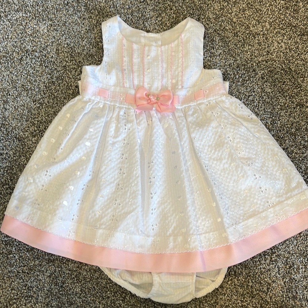 Bonnie baby 18 month dress and diaper cover